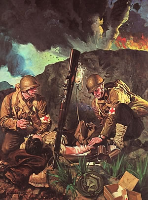 "Life for the Wounded" by Jes Schlaikjer, 1943.