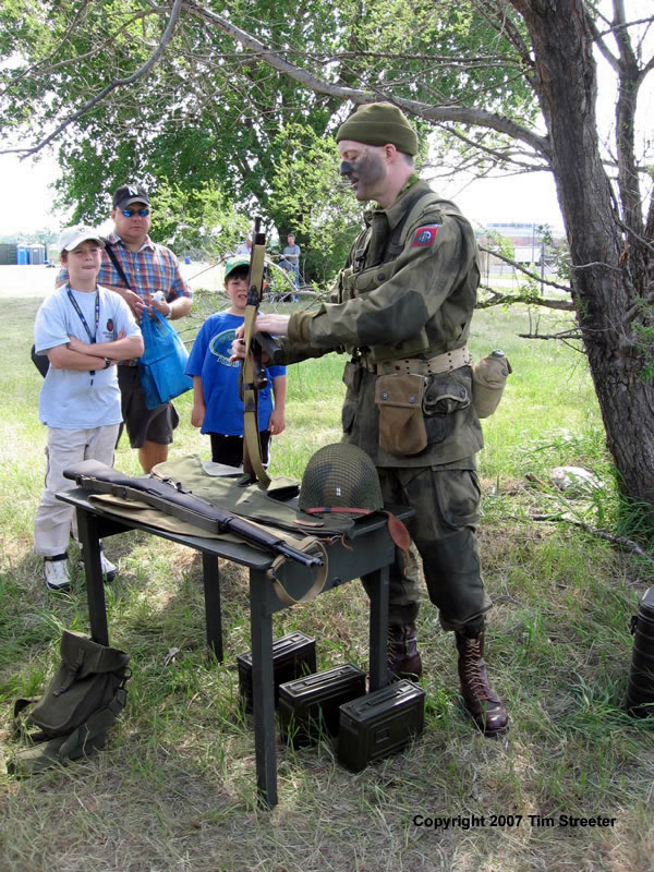 This distinctive M1942 paratrooper uniform was adopted in December 1941. 